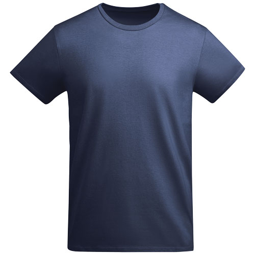 T-shirt homme promotionnel coton bio 175g Breda Roly Bleu marine